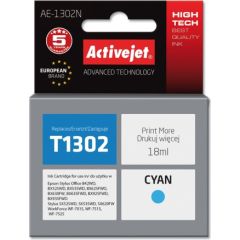 Activejet AE-1302N Ink (replacement for Epson T1302; Supreme; 18 ml; cyan) Tintes printeru izejmateriāli