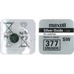 Maxell батарейка SR626SW/377 1,55V