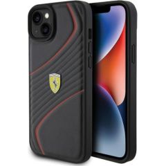 Ferrari Twist Metal Logo Back Case Защитный Чехол для Apple iPhone 15 Plus