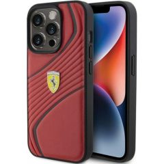 Ferrari Twist Metal Logo Back Case Защитный Чехол для Apple iPhone 15 Pro