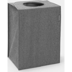 BRABANTIA Veļas soma kantaina, 55 l, Pepper Black - 120381 Veļas kopšana