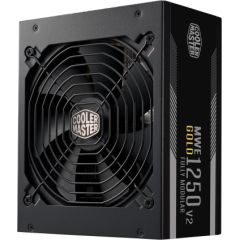 Power Supply COOLER MASTER 1250 Watts Efficiency 80 PLUS GOLD PFC Active MTBF 100000 hours MPE-C501-AFCAG-3EU