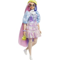 Mattel Lalka Barbie Barbie Extra Moda - Spódniczka holograficzna (GRN27/GVR05)