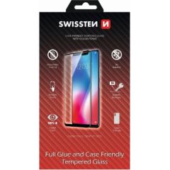 Swissten Full Face Tempered Glass Aizsargstikls Pilnam Ekrānam Samsung Galaxy A50 Melns