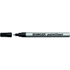 STANGER PAINTLINER Маркер тонкое серебро, 1-2 мм, коробка 10 шт. 210007