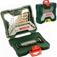 Piederumu komplekts (komplektā — 30 vienumi) Bosch TITANIUM Piederumi urbjiem