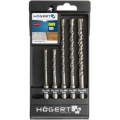Betona urbju komplekts Hogert HT6D370; SDS-plus; 5 gab. Piederumi urbjiem