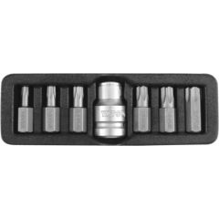 Skrūvgriežu uzgaļu komplekts Yato YT-0416; 7 gab. Piederumi urbjiem