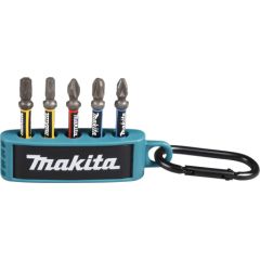 Skrūvgriežu uzgaļu komplekts Makita E-13568; 1/4''; 50 mm; 5 gab. Piederumi urbjiem