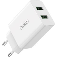 Wall charger XO L119 2x USB-A , 18W (white)