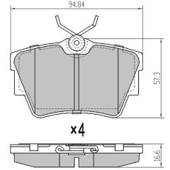 BREMŽU UZLIKAS FREMAX FBP-1152