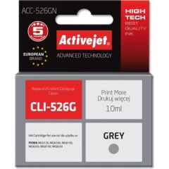 Activejet ACC-526GN ink (replacement for Canon CLI-526G; Supreme; 10 ml; grey) Tintes printeru izejmateriāli