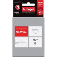 Activejet ACC-551GN ink (replacement for Canon CLI-551G; Supreme; 15 ml; grey)