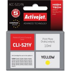Activejet ACC-521YN ink (replacement for Canon CLI-521Y; Supreme; 10 ml; yellow)
