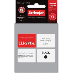 Activejet ACC-571BNX ink for Canon printer; Canon CLI-571Bk XL replacement; Supreme; 12 ml; black