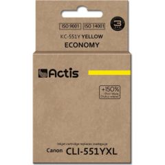 Actis KC-551Y ink (replacement for Canon CLI-551Y; Standard; 12 ml; yellow (with chip)