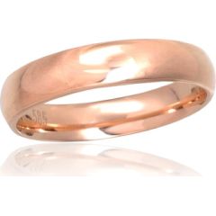 Золотое обручальное кольцо #1101091(Au-R), Красное Золото 585°, Размер: 17.5, 2.98 гр.