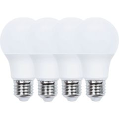 Blaupunkt LED лампа E27 A60 600lm 6W 4000K 4pcs Biroja galda lampas