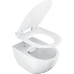 Ravak WC poda sēdriņķis ar vāku Vita slim balta