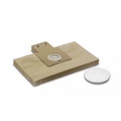 Karcher papīra maisi RC 3000, 5gab, K&auml;rcher Putekļu sūceju maisi