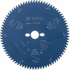Griešanas disks Bosch Expert for Wood 2608644343; 254x30 mm; Z80