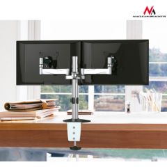 Desk holder for two LCD monitors Maclean MC-714 13-27 "8kg aluminum