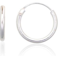 Sudraba auskari-riņķīši #2203875, Sudrabs 925°, 0.3 gr. Auskari-riņķīši