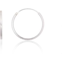 Sudraba auskari-riņķīši #2203947, Sudrabs 925°, 0.7 gr. Auskari-riņķīši