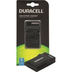 LĀDĒTĀJS Duracell Charger with USB Cable for DR9963 EN-EL19