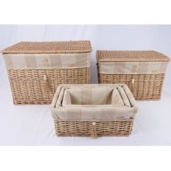 Basket WILLI STRIPE 38x25xH16cm Aksesuāri, dekori