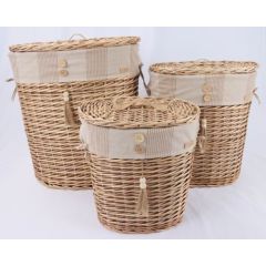 Laundry basket WILLI STRIPE 41x29xH45cm