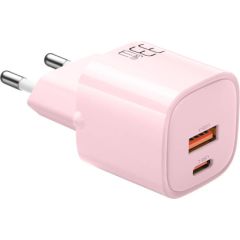 Charger GaN 33W Mcdodo CH-0155 USB-C, USB-A (pink)