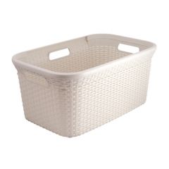 Curver Veļas grozs Natural Style 45L krēmkrāsā Veļas kopšana