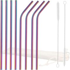 Metāla salmiņi Springos KI0032 10gab Bāra piederumi