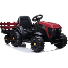 Lean Cars Electric Ride On Tractor with a trailer BDM0925 Red