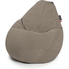 Qubo Comfort 90 Latte VELVET FIT Augstas kvalitātes krēsls Bean Bag