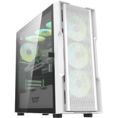 Computer case Darkflash DK431 + 4 fans (white)