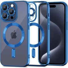 Tech-Protect case MagShine MagSafe Apple iPhone 15 Pro, navy