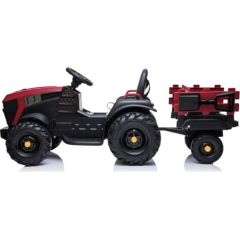 Akumulatora traktors ar piekabi BDM0925, sarkans