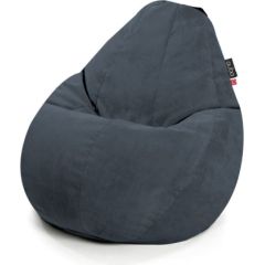 Qubo Comfort 90 Slate VELVET FIT Augstas kvalitātes krēsls Bean Bag