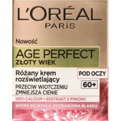 L'oreal L’Oreal Paris Age Perfect  różany krem wzmacniający na dzień do twarzy 60+ 15ml