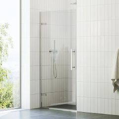 Ravak dušas durvis COOL COSD1 80 H=195 hroms + caurspīdīgs stikls