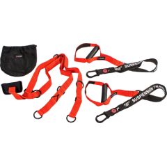 Pure2Improve Suspension Trainer Pro Black/Red, 70% Pp, 15% Plastic, 10% Metal, 5% Nylon