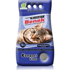 Żwirek dla kota Super Benek Compact Morski 5 l Наполнители для туалета