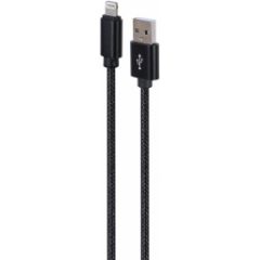 Kabelis Gembird USB-A Male - Lightning Male 1.8m Black
