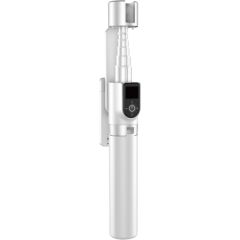 Selfie stick | telescopic pole with tripod Dudao F18W - white