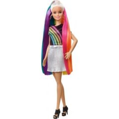 Lalka Barbie Mattel - Tęczowe włosy (FXN96)