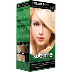 SUBLIME PROFESSIONAL HAIR COLOR CREAM COLOR PRO 10 SPECIAL BLONDE 50 ML - Matu krāsa ar keratīnu