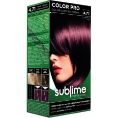 EC SUBLIME PROFESSIONAL HAIR COLOR CREAM COLOR PRO 4.71 INTENSE VIOLIN 50 ML - Краска для волос с кератином
