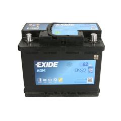 Akumulators EXIDE 62Ah/680A AGM (Labais+) 242x175x190 B13 (AGM)